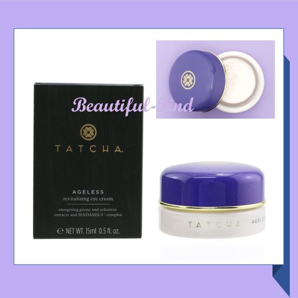 TATCHA AGELESS REVITALIZING EYE CREAM 0.5 OZ ORIGINAL NEW IN BOX